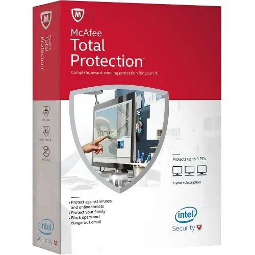 MCAFEE TOTAL PROTECTION 1-YEAR / 3-PC