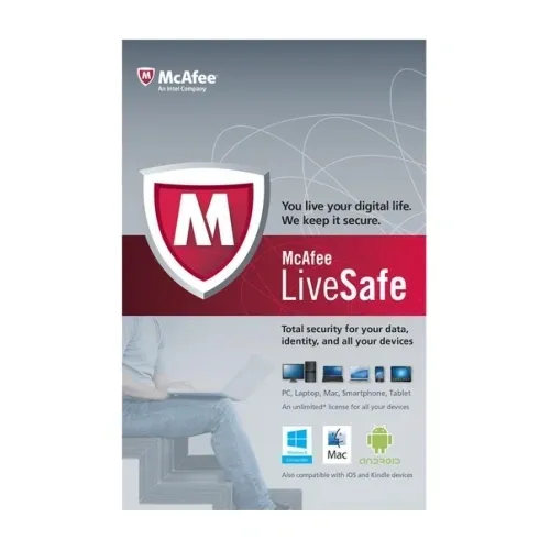 MCAFEE LIVESAFE 1-YEAR / UNLIMITED DEVICES