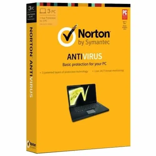 NORTON ANTIVIRUS 1-YEAR / 3-PC
